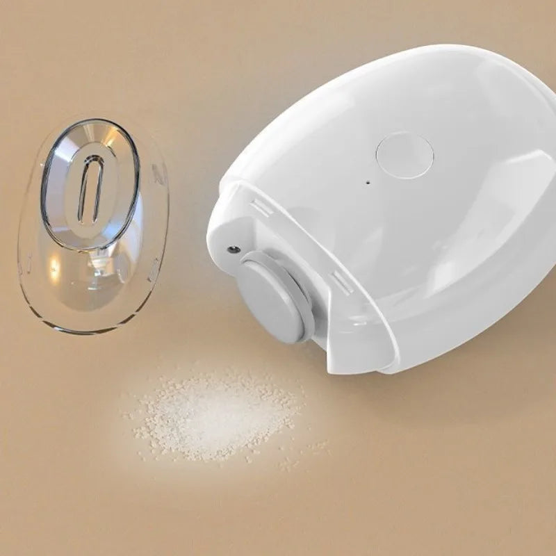 2 1 Electric Nail Clipper Cutter LED Light Automatic - size reference