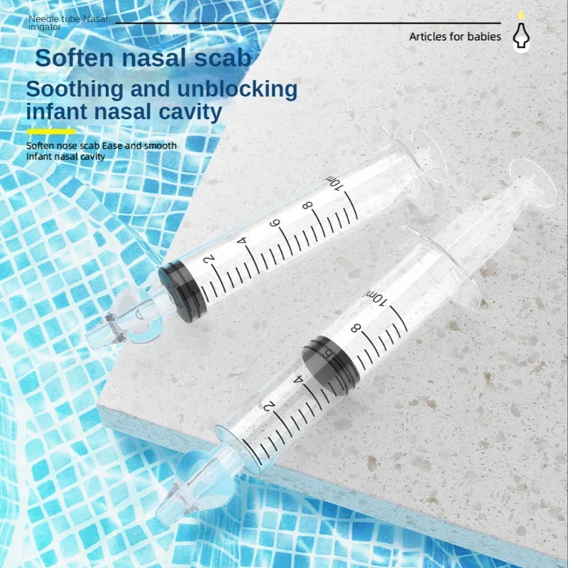 Aspirator Syringe Baby Nose Needle Tube Baby Nasal - top-down view