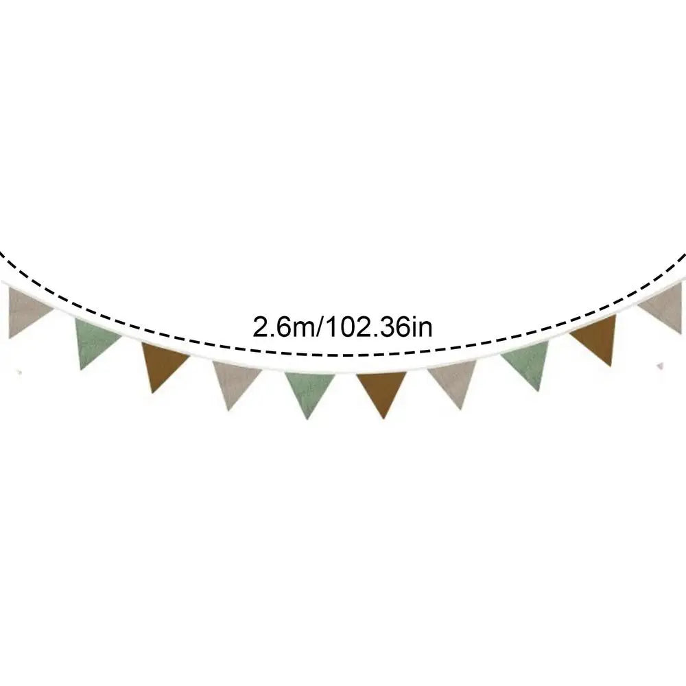 Pennant Banner Flags Nursery Bunting Banner Flags - set overview