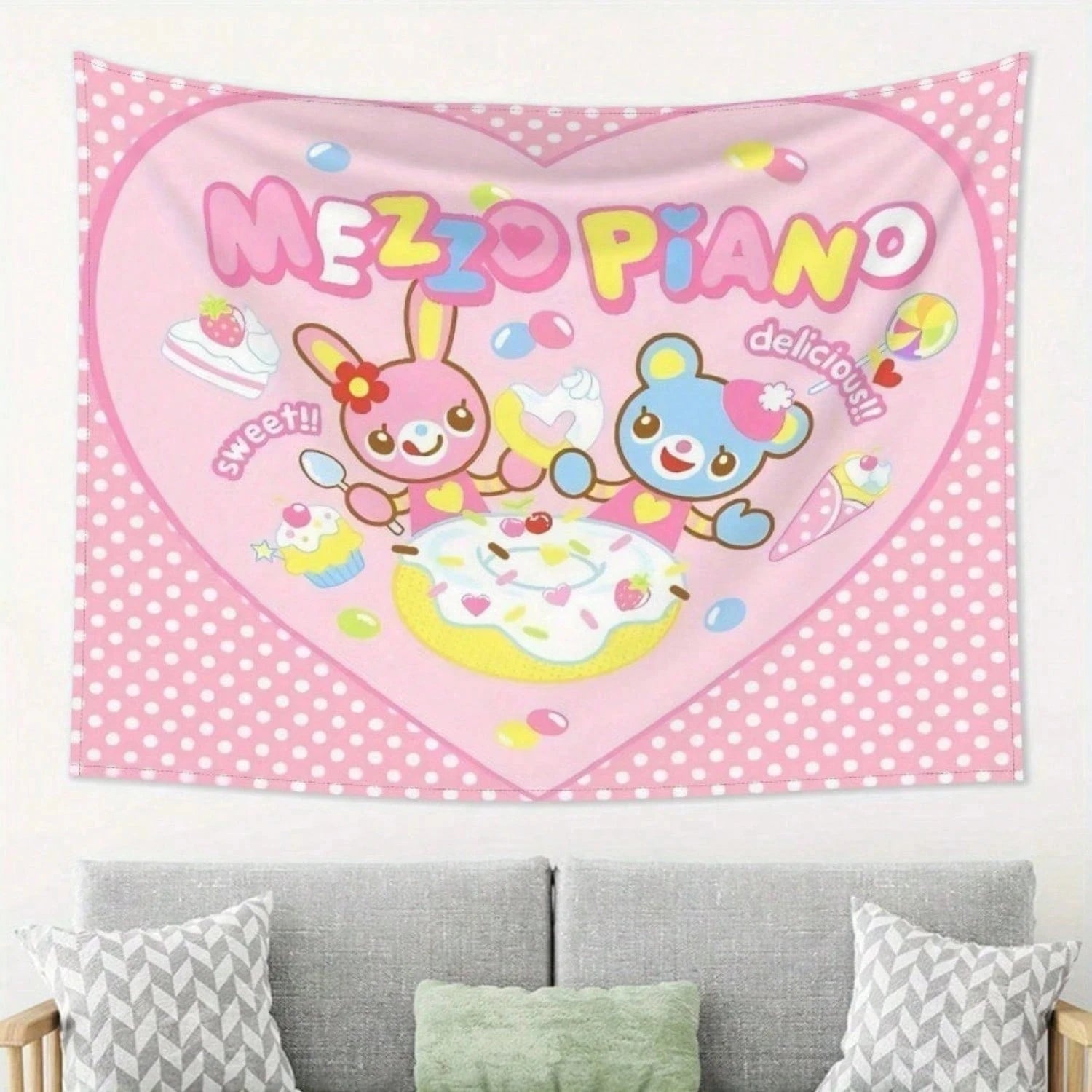 1pc Kawaii Wall Hanging - set overview