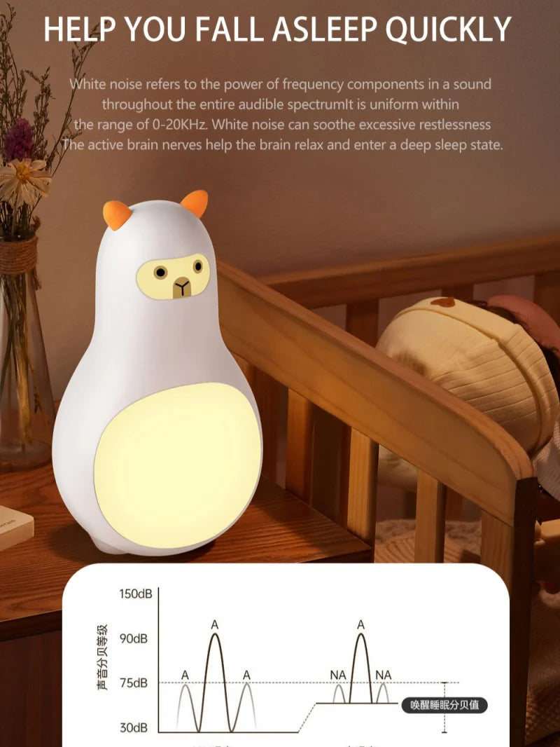 White Noise Machine M9 Portable Sleep Aid Night Light