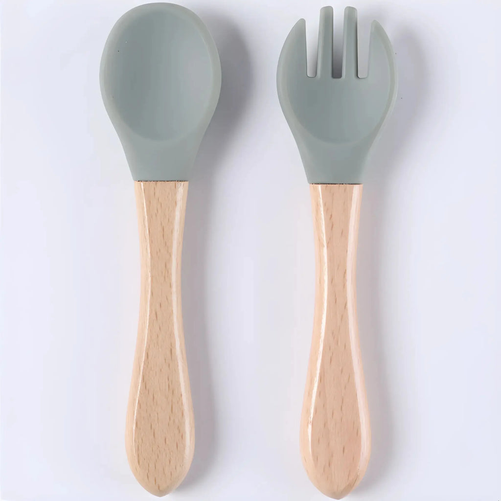 Baby spoon baby silicone soft spoon feeding water small