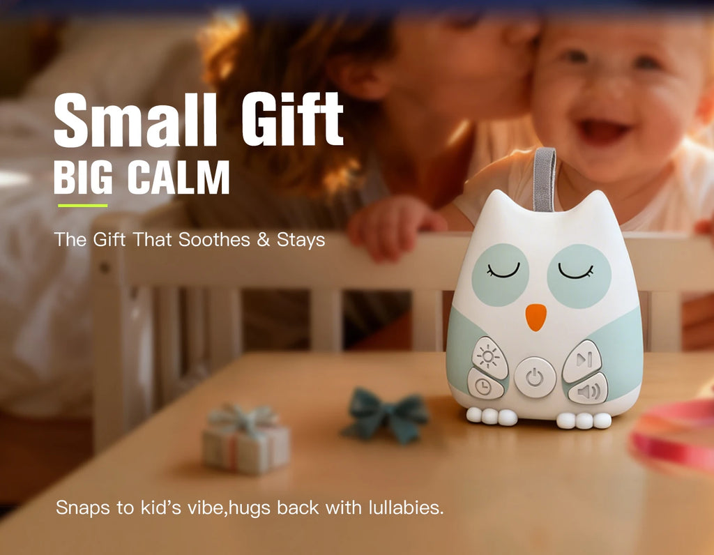 Portable White Noise Sound Machine Baby 30 Soothing - top-down view