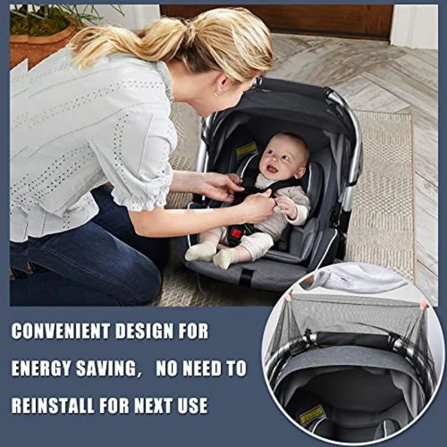 Baby Mosquito Net for Infant Car Seats - packaging view
