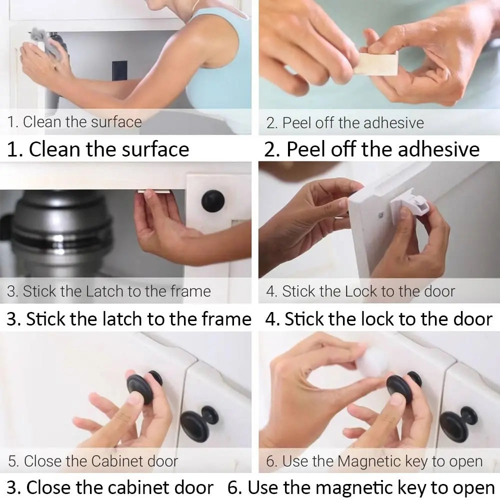 Magnetic Child Lock Children Protection Baby Safety - packaging view
