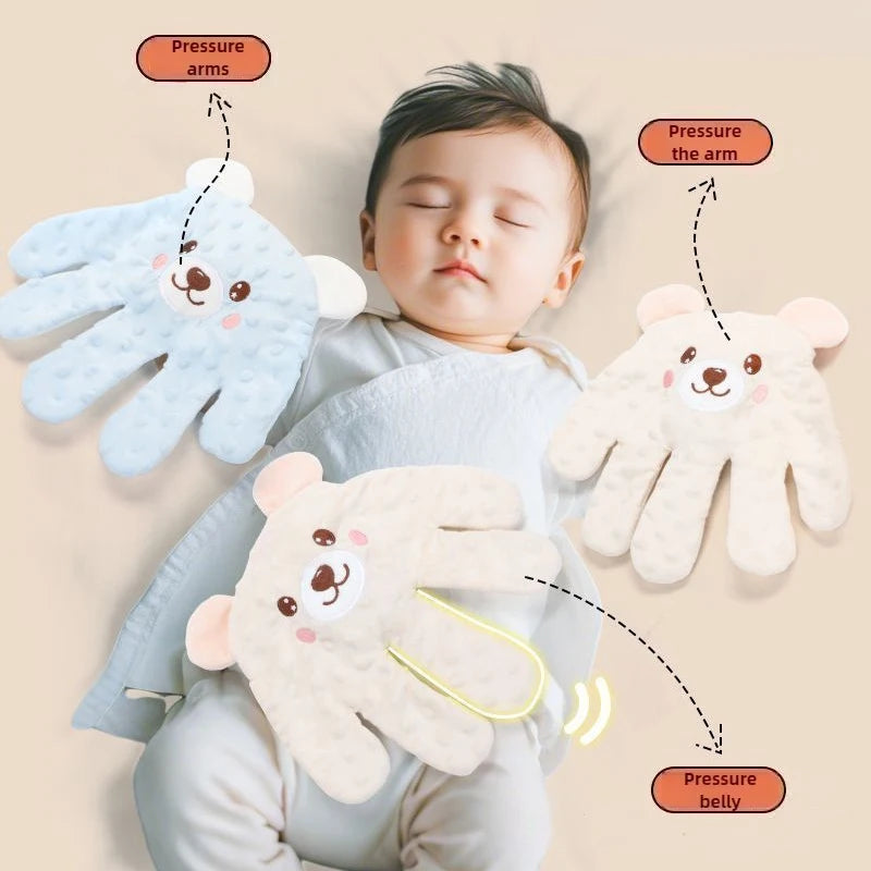Newborn Baby Sleep Aid Palm Pillow Baby Soothing Palm - lifestyle in-use