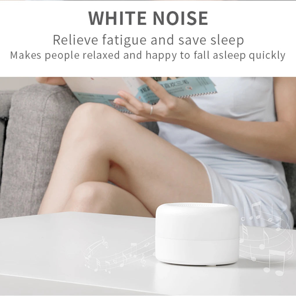 Baby White Noise Machines Night Light Sleeping - side angle