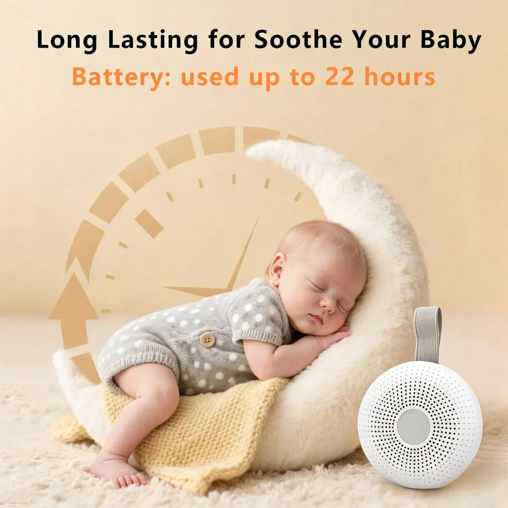 Portable White Noise Machine Baby Warm Night Light 15 - size reference