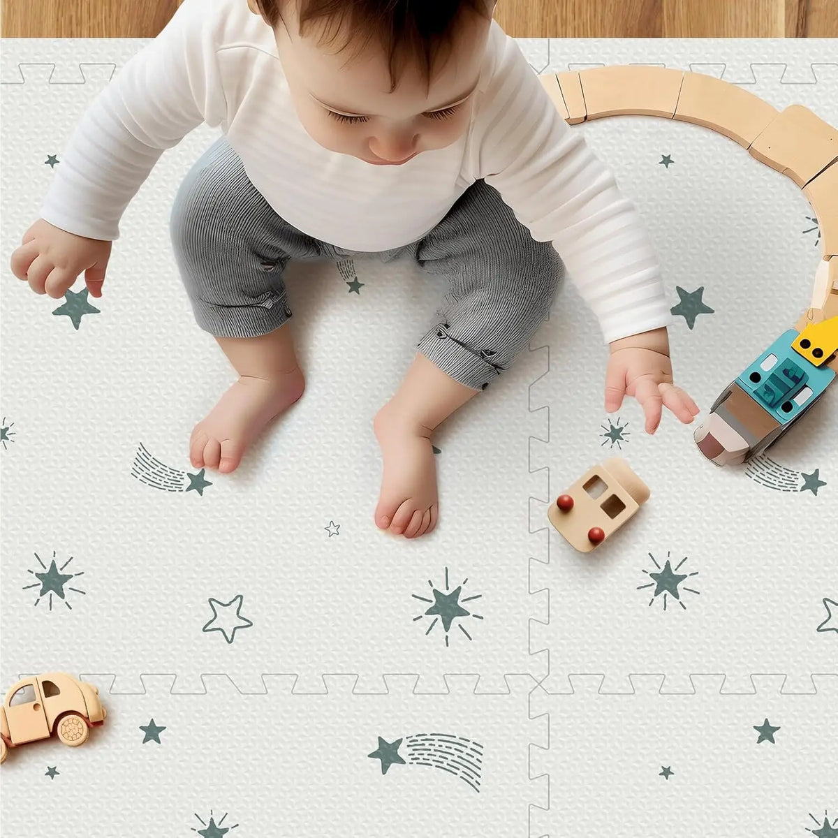 Baby Foam Play Mat - lifestyle in-use
