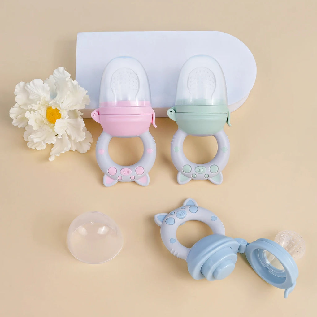 4pcs set Silicone Fruit Vegetable Feeder Infants