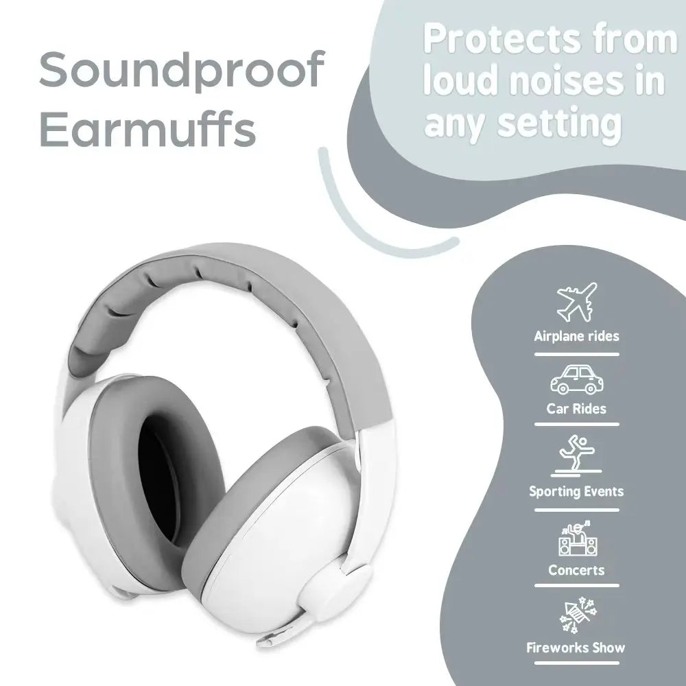 1pc Baby Ear Protection Anti-Noise Earmuffs Headphones - side angle