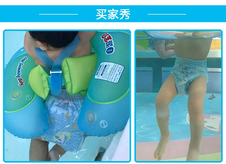 Baby Disposable Diapers Swim Waterproof Diapers Infant, 5pcs - material close-up