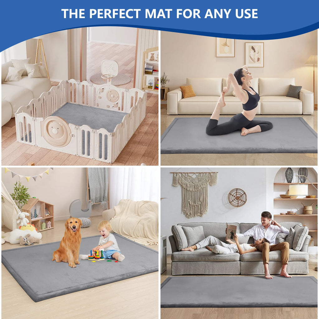 Huloosleep 4 Colors Baby Crawling Play Mats Non-Slip - packaging view