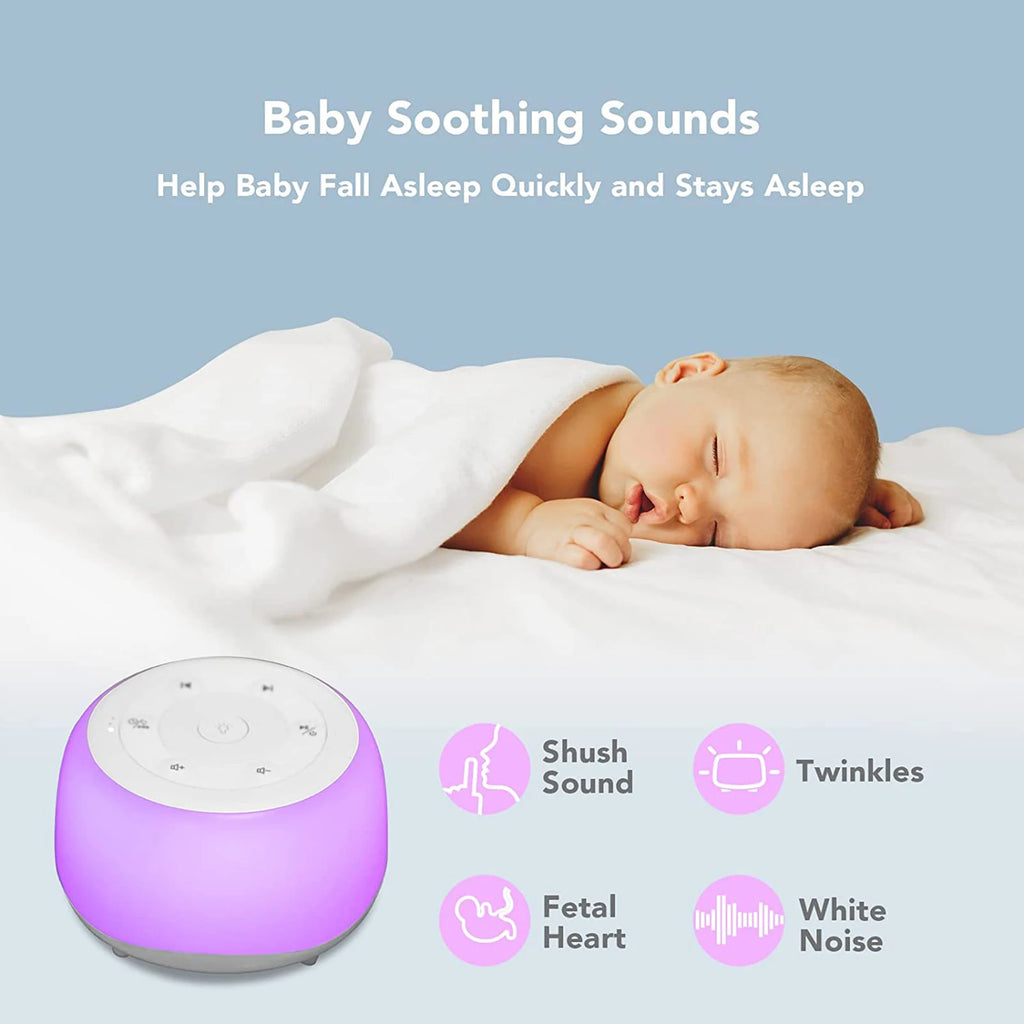 Desktop White Noise Machine Sleep Sound Machine - size reference