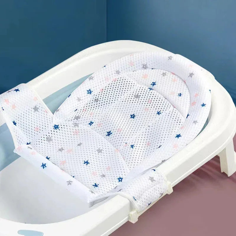 Baby Bath Net Mat Children Newborn Adjustable Bathtub - lifestyle in-use