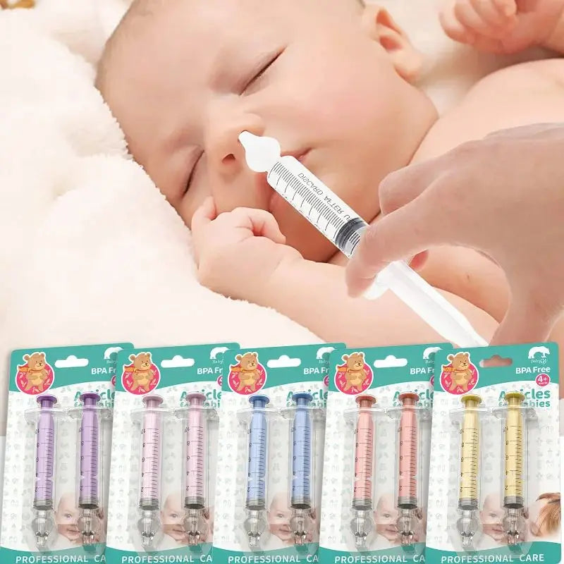 10ML 20ML Baby Nasal Aspirator Syringe Baby Nose - front view