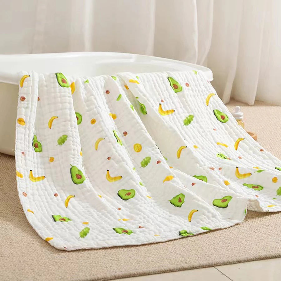 4-Layer Gauze Infant Washcloth Baby Bath Towel Newborn
