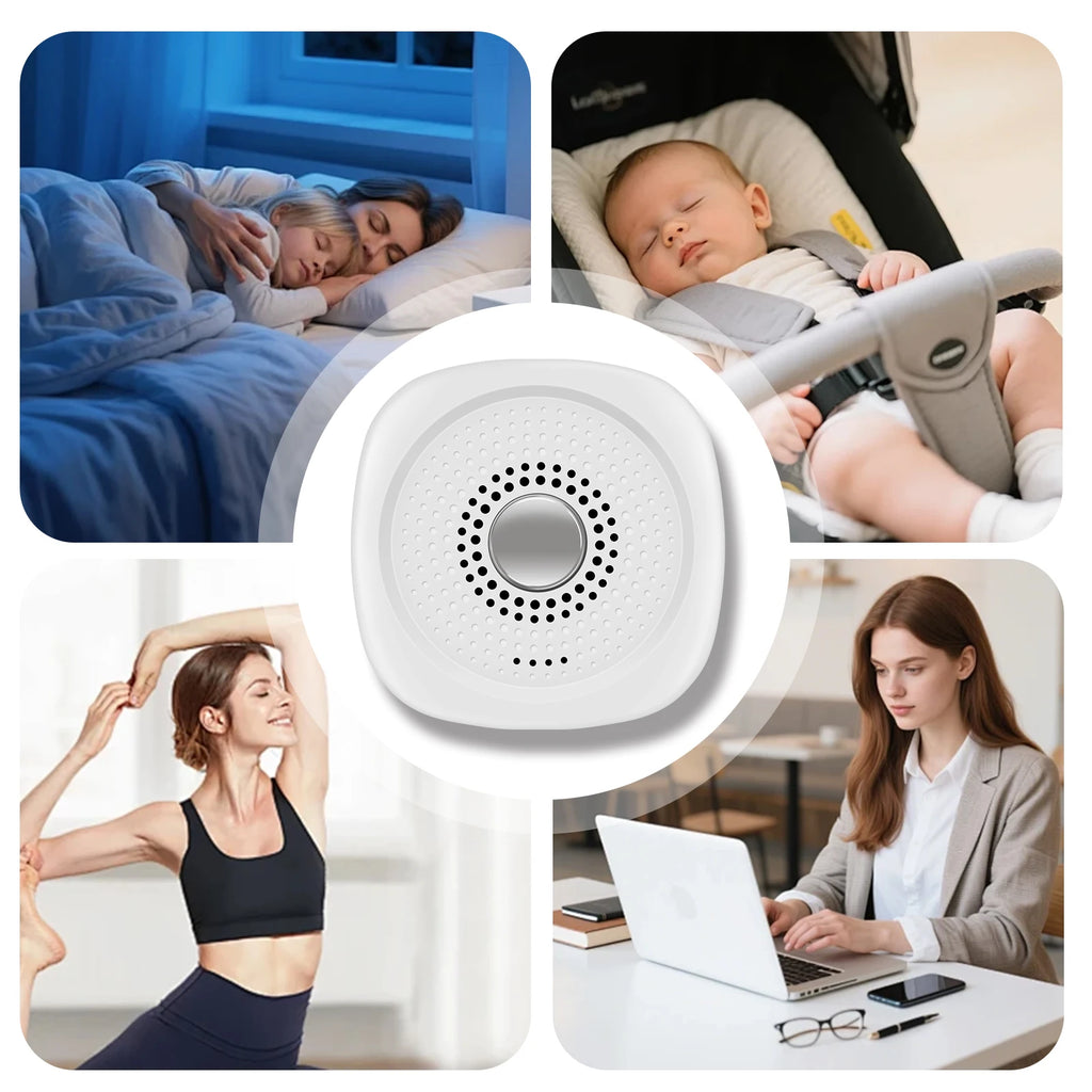White Noise Sound Machine 10 Soothing Sounds Sleep Aid