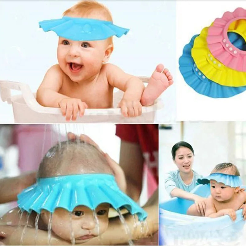 Adjustable Baby Shower Hat Toddler Kids Shampoo Bathing