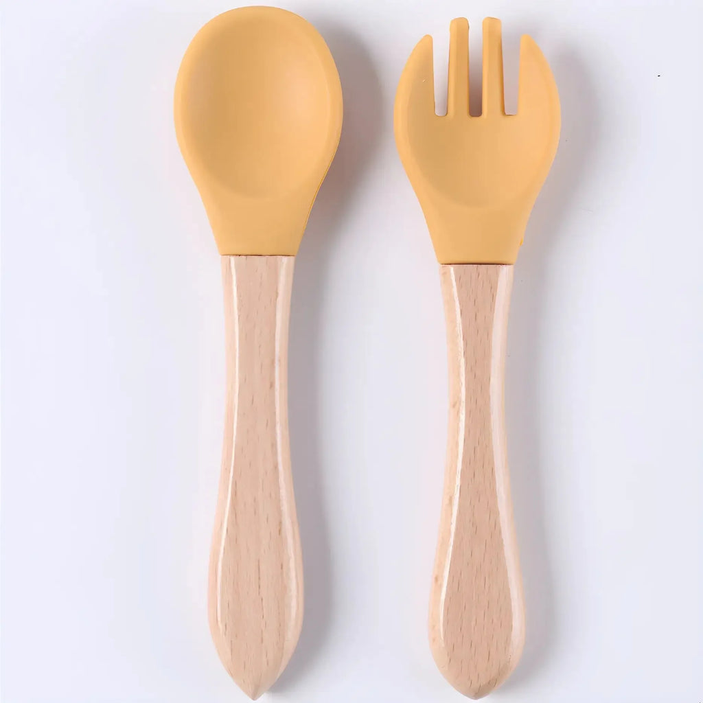 Baby spoon baby silicone soft spoon feeding water small