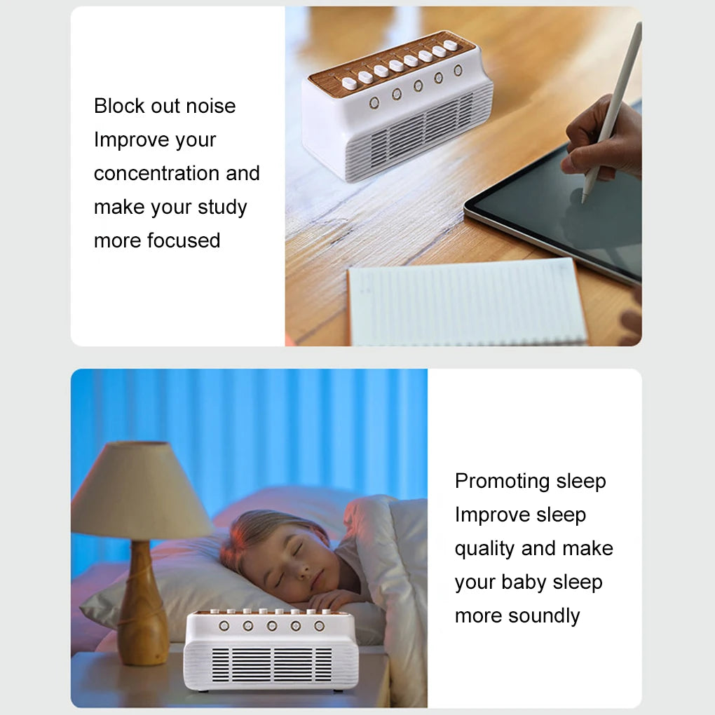 8 Natural Sounds Baby White Noise Sleep Machine