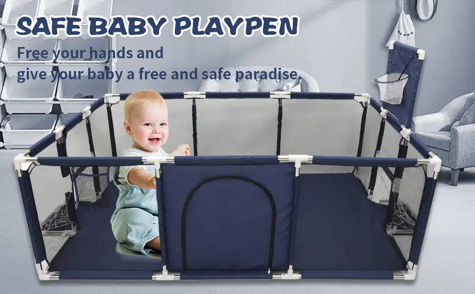 IMBABY Baby Playpen Indoor Baby Playground Park Baby