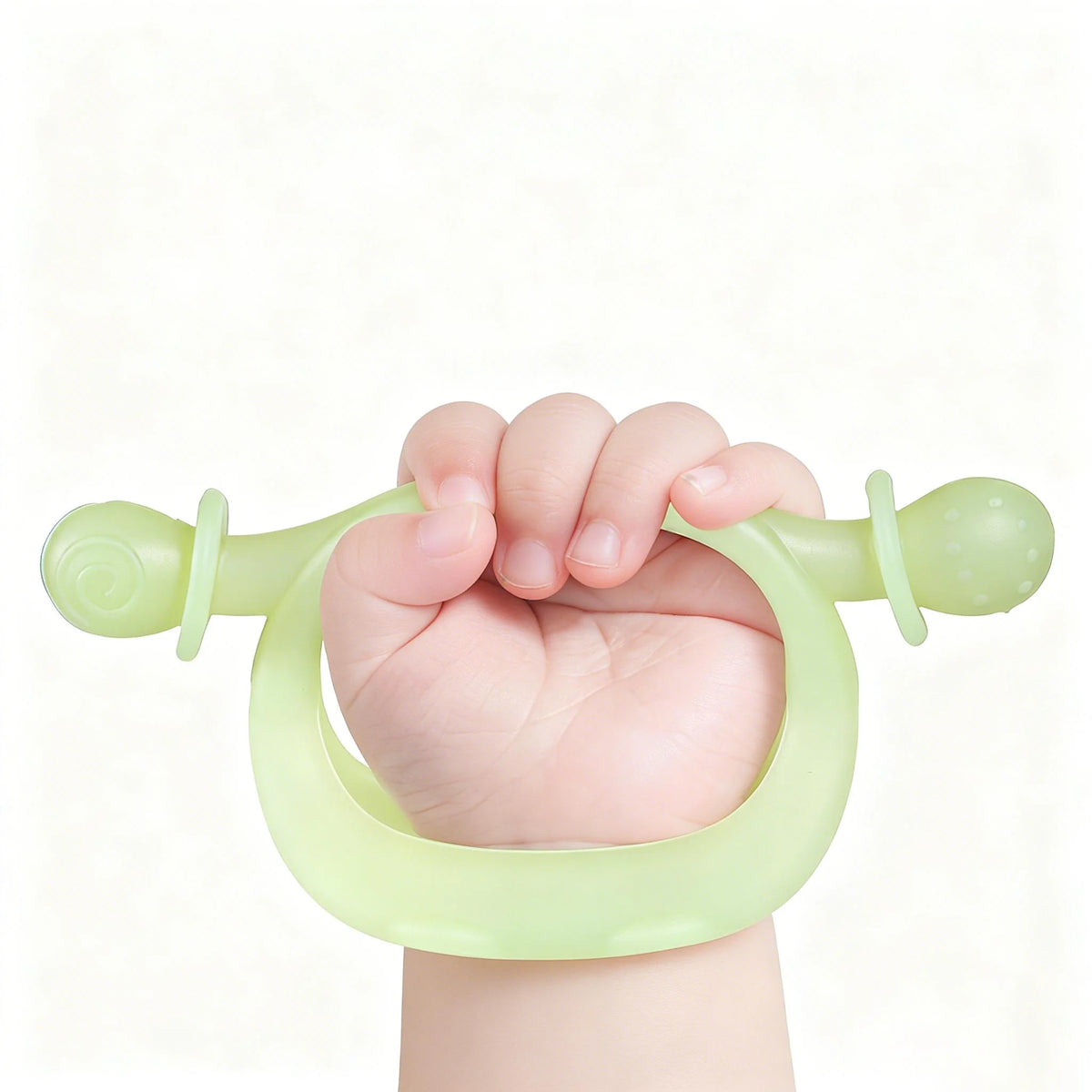 3 Pack BPA Free Silicone Baby Teething Mitten - packaging view