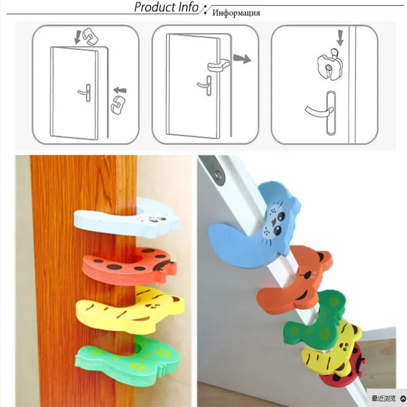 PANGDUBE Child Safety Lock Door Stopper Door Holder - size reference