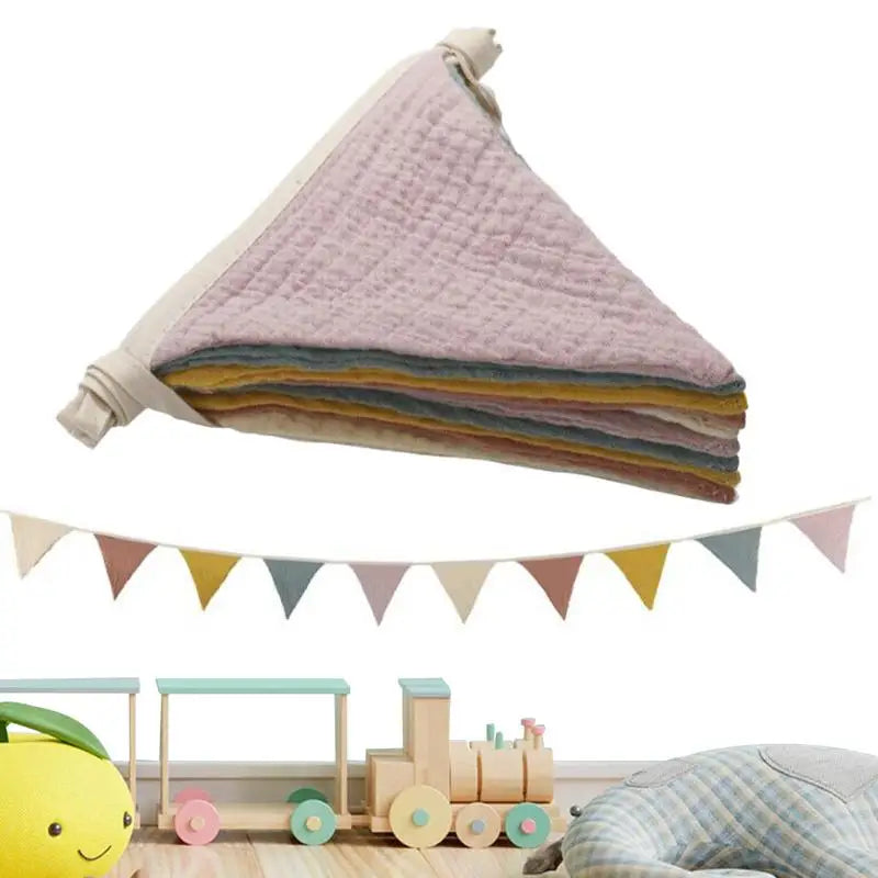 Pennant Banner Flags Nursery Bunting Banner Flags - size reference