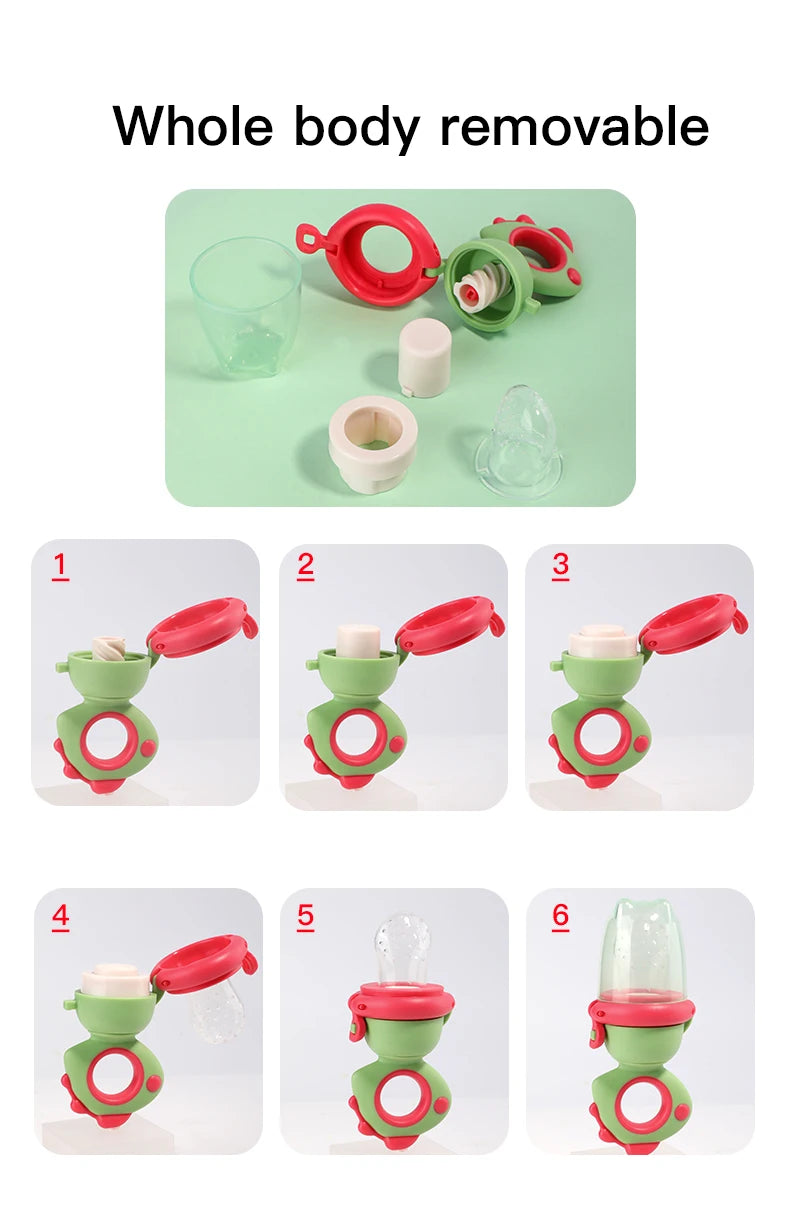 Rotating Push-type Food Grade Silicone Fruit Vegetable