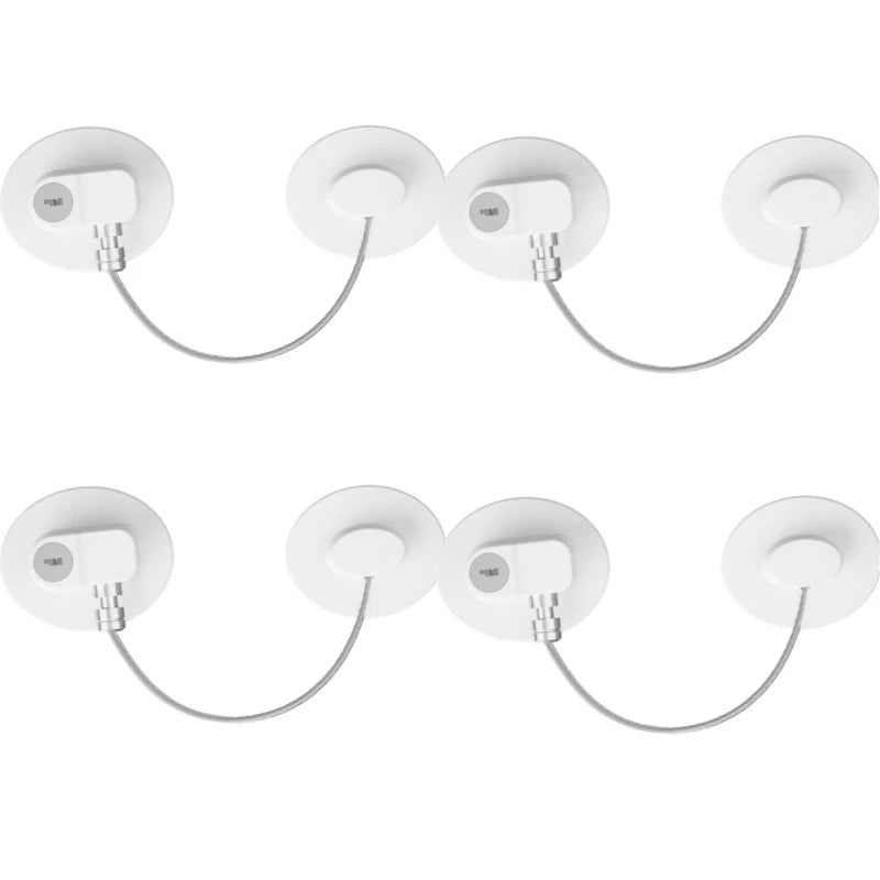 2 4 6Pcs Fridge Cabinet Locks Kids Keys Self Adhesive