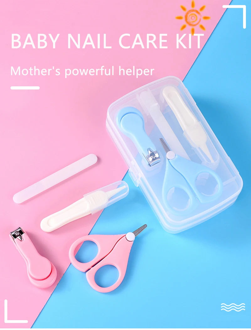 Multi-Piece Baby Health Hygiene Kit Grooming Health - material close-up