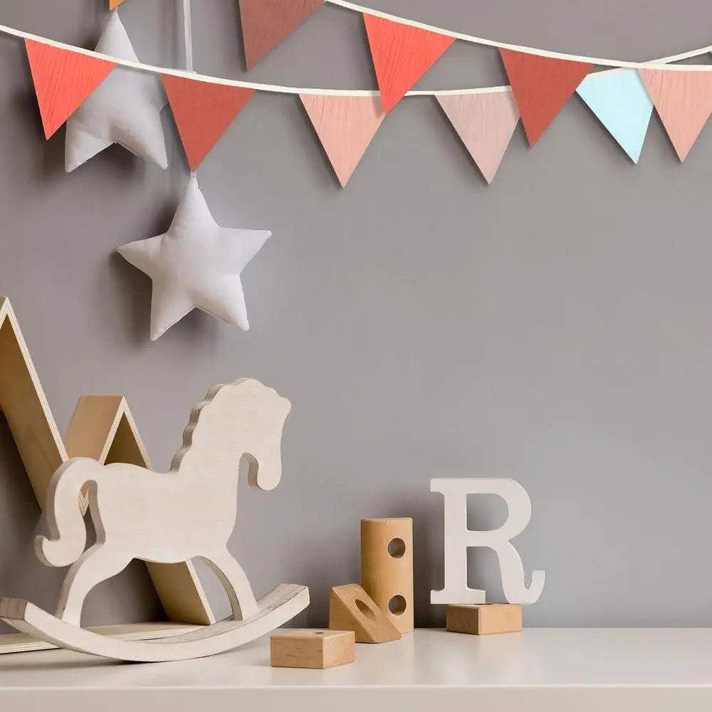 2 Pack Nursery Playroom Decorative Banners - packaging view