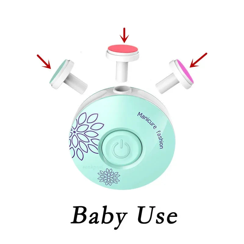 Baby Electric Nail Trimmer Kid Nail Polisher Tool Baby - packaging view