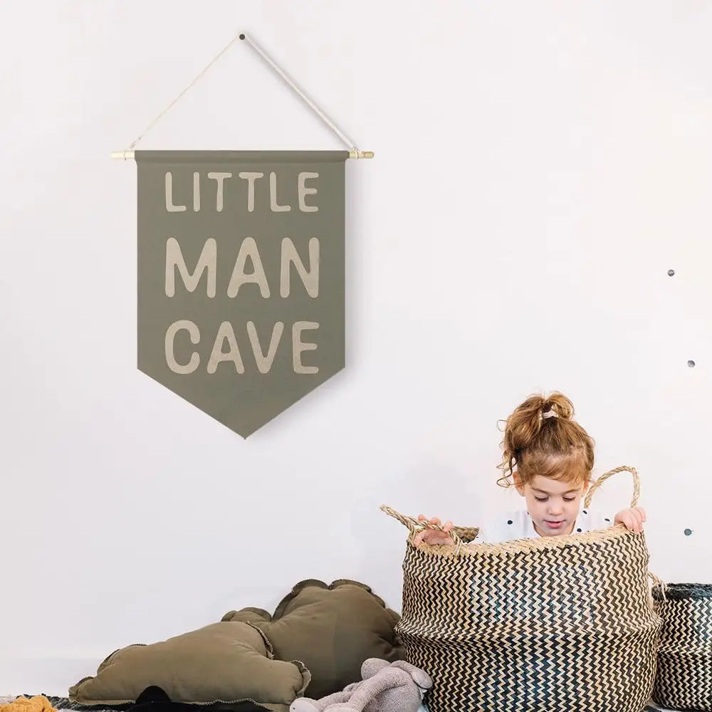Children's Playroom Wall Banners - size reference