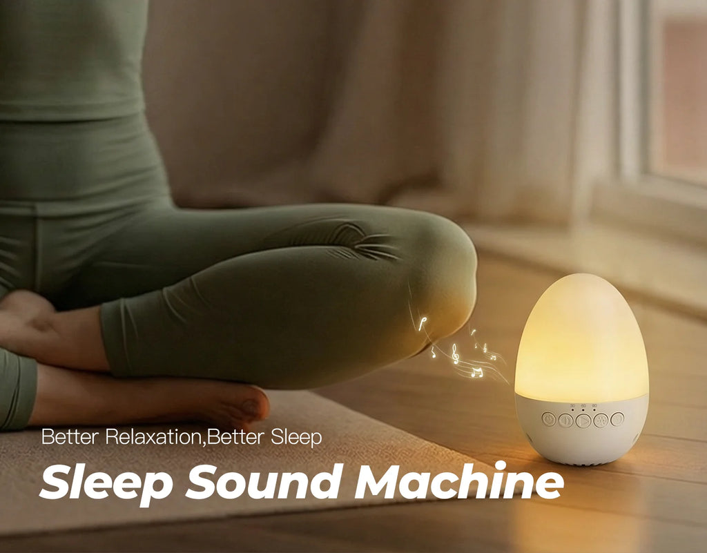 White Noise Machine Baby Cry Detection 30 Sounds Night - top-down view