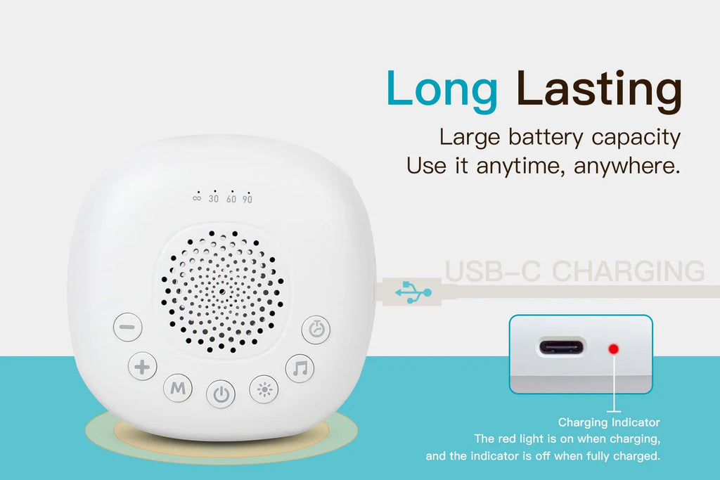 White Noise Sound Machine 24 Soothing Sounds Sleep Aid
