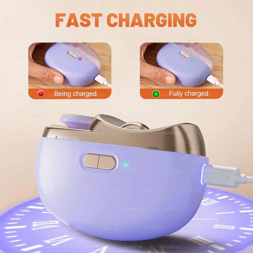 JustEvo Electric Baby Nail Trimmer 3-in-1 Automatic