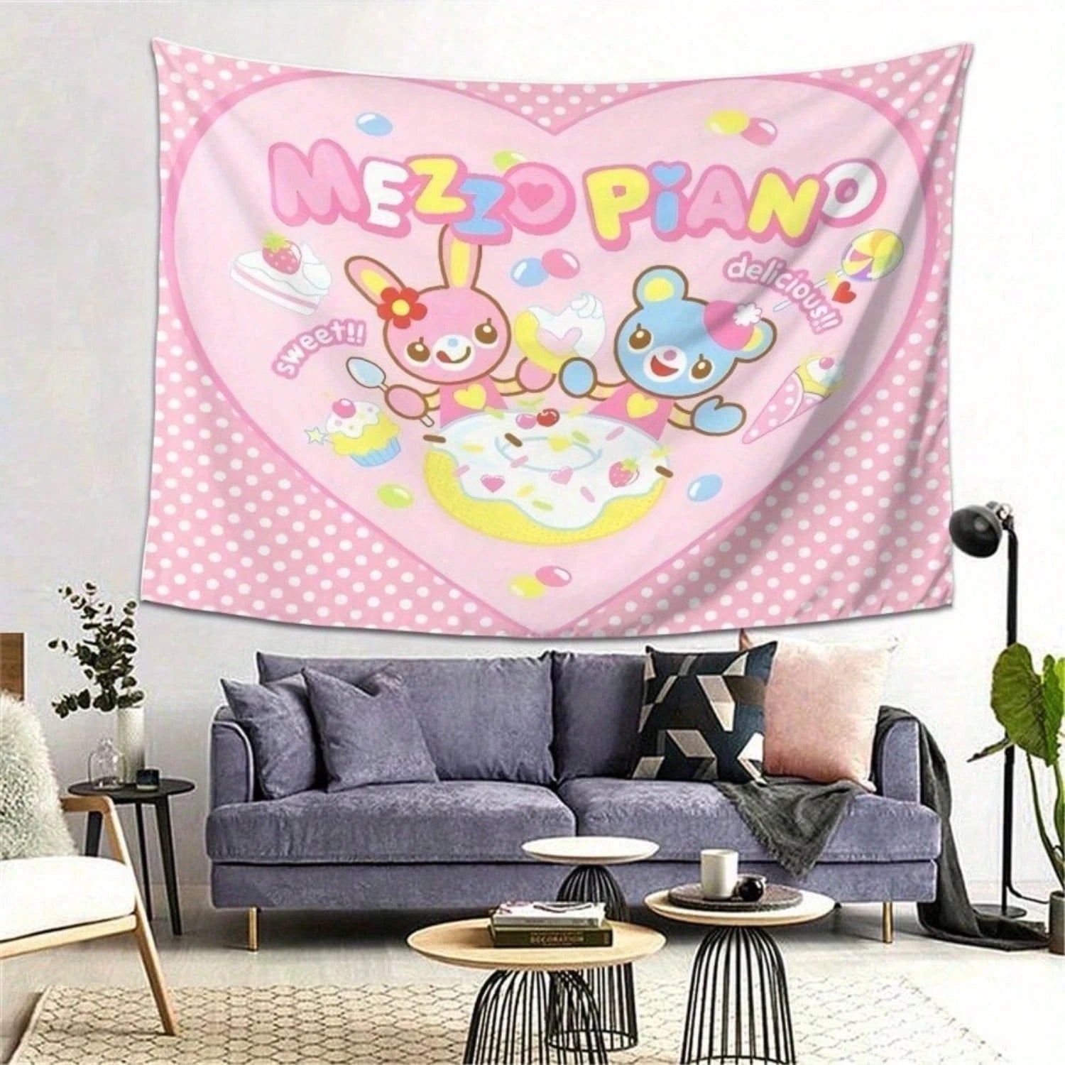 1pc Kawaii Wall Hanging - front view