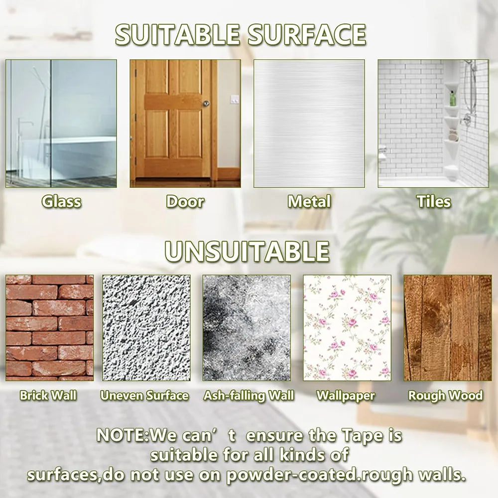 Full Length Door Mirror Tiles - feature close-up