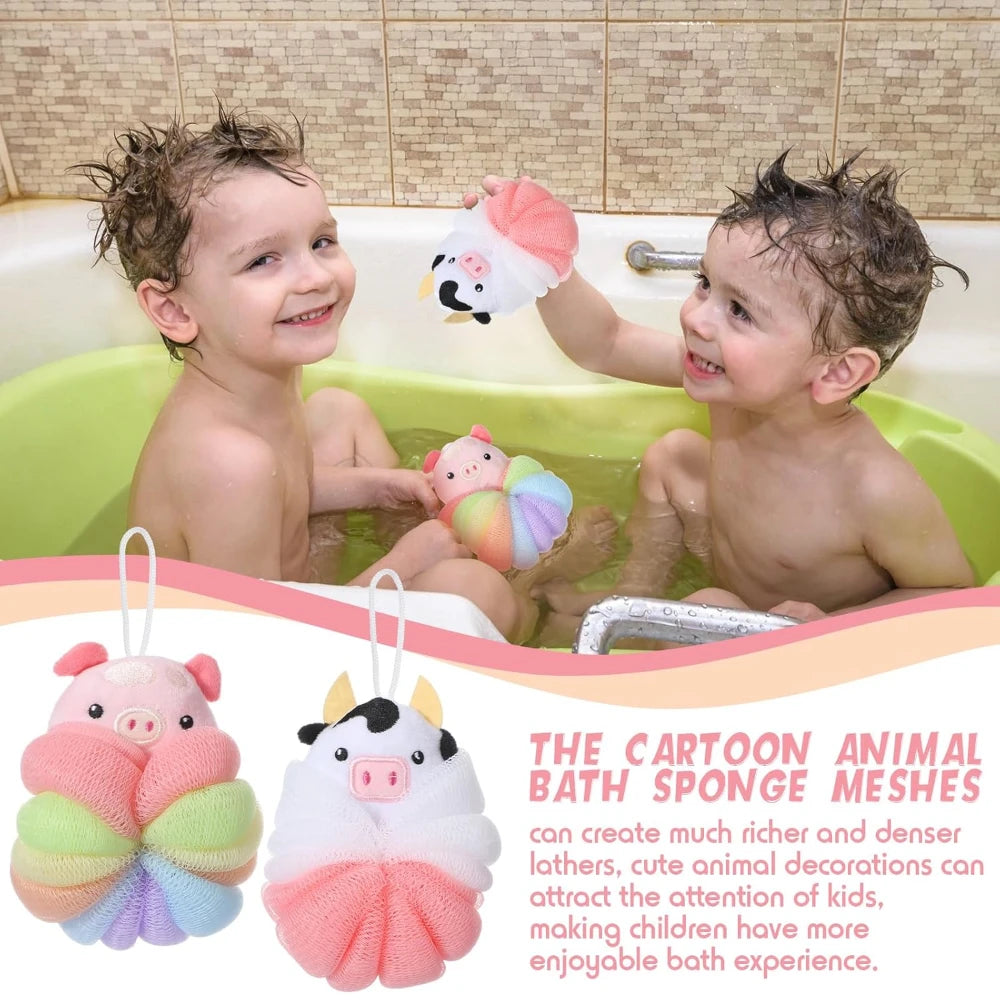 2 Pcs Bath Loofahs - packaging view