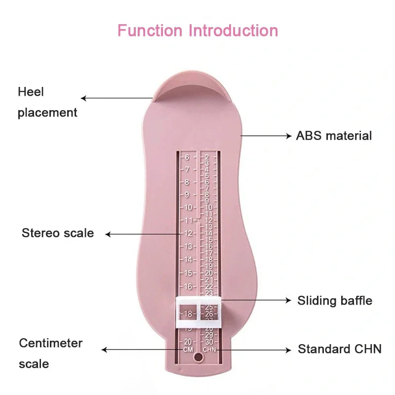 Kids Toddler Foot Measure Gauge Shoes Size Measuring - feature close-up