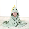 Cartoon Baby Bath Towel Infant Soft Bathrobe Hooded