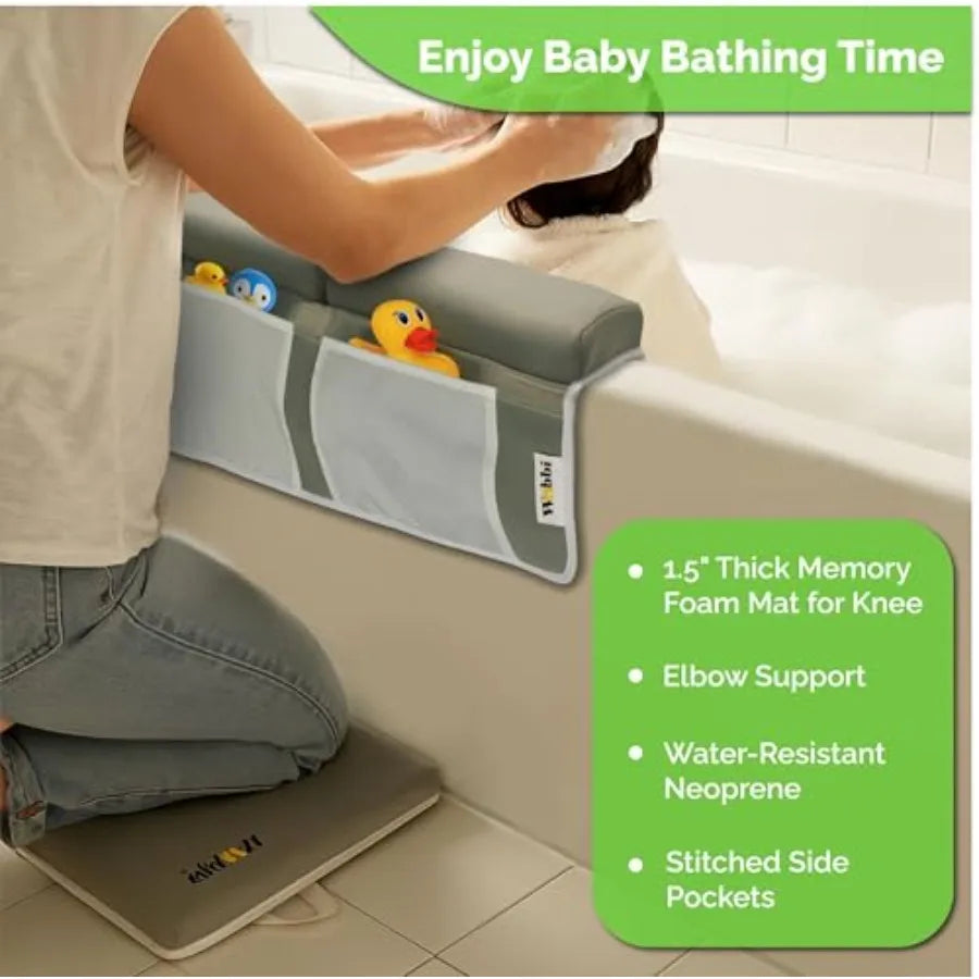 Wobbi Baby Bath Kneeler Elbow Rest Pad Set 1 5 Thick - packaging view