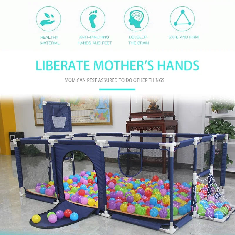 Playpens Baby Pull Rings Indoor Baby Playground Kids - packaging view