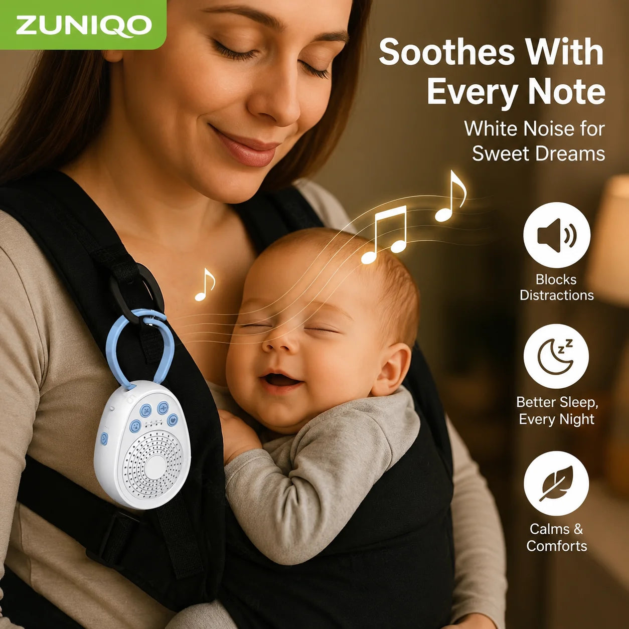 Baby White Noise Machine - feature close-up