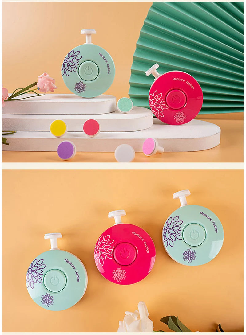 Electric Baby Nail Trimmer Kid Nail Polisher Tool