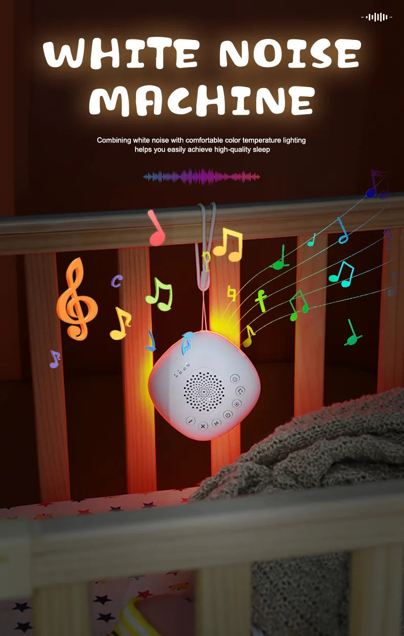 Portable White Noise Machine Sleep Aid LED Breathing