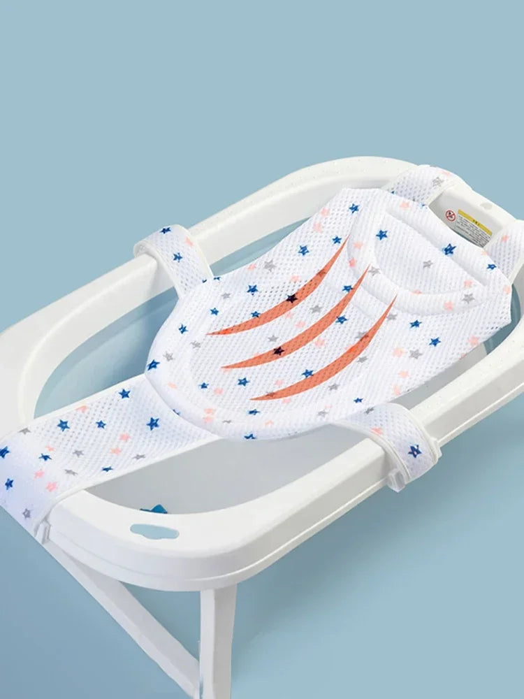 Baby Bath Net Mat Children Newborn Adjustable Bathtub