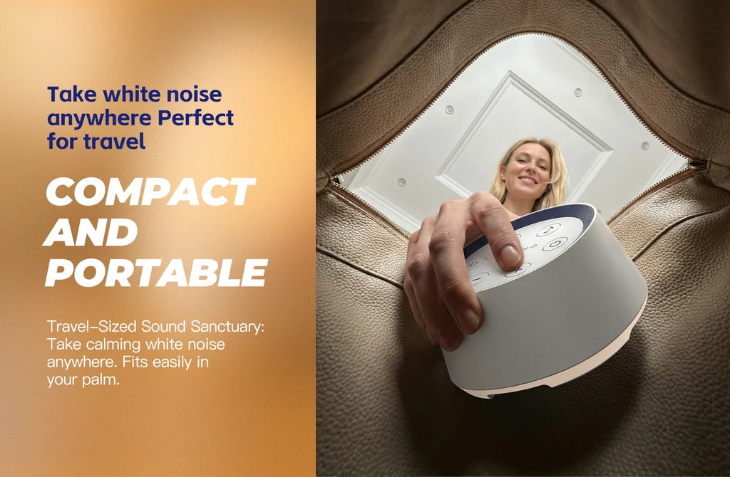 Portable White Noise Machine Adults 30 Soothing Sounds